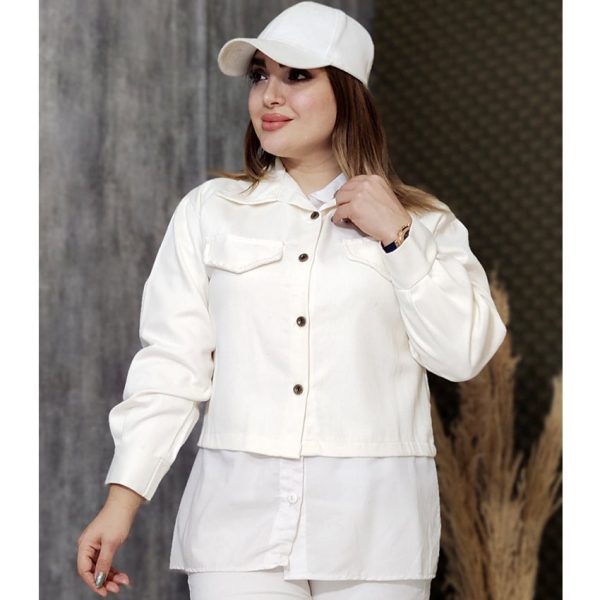 کت کراپ کتان - مانتو پاتریس رشت