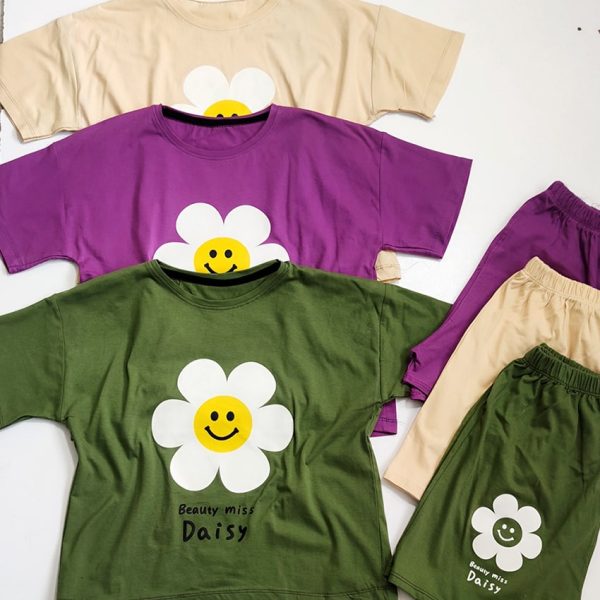 ست تیشرت شورتک گل - مانتو پاتریس رشت