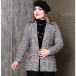 پالتو کتی چهارخونه - مانتو پاتریس رشت