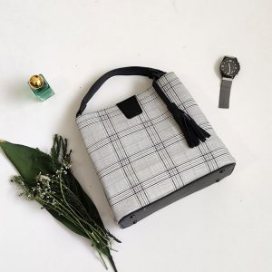 کیف چهارخونه - مانتو پاتریس رشت