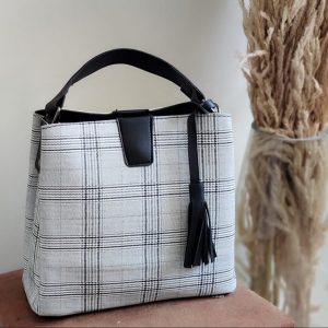 کیف چهارخونه - مانتو پاتریس رشت