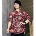 شومیز کریشه طرحدار - مانتو پاتریس رشت