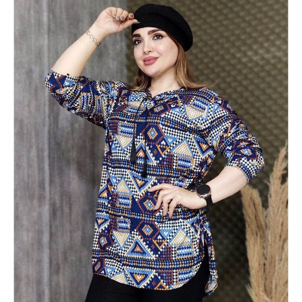 شومیز کریشه طرحدار - مانتو پاتریس رشت