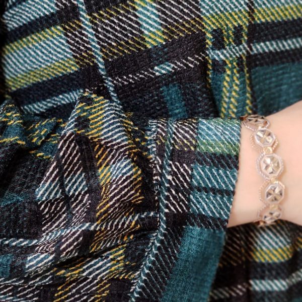 تونیک مخمل چهارخونه - مانتو پاتریس رشت