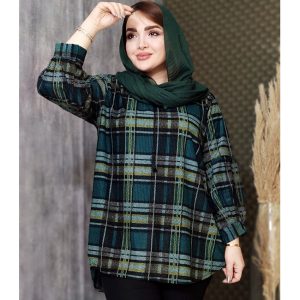 تونیک مخمل چهارخونه - مانتو پاتریس رشت