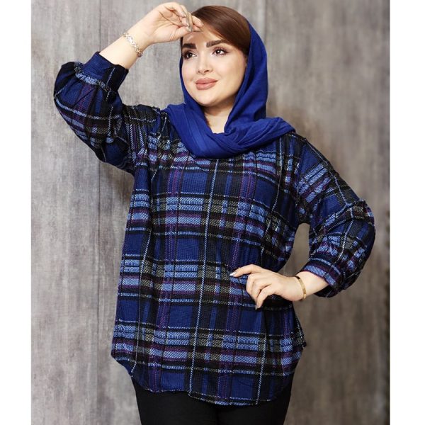 تونیک مخمل چهارخونه - مانتو پاتریس رشت