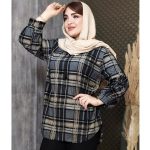تونیک مخمل چهارخونه - مانتو پاتریس رشت