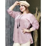 شومیز جلوبسته کریشه مخمل