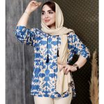 تونیک مخمل طرحدار - مانتو پاتریس رشت