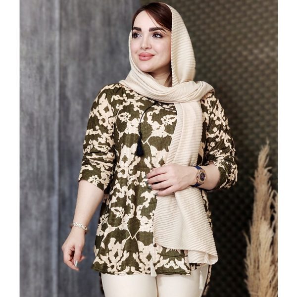 تونیک مخمل طرحدار - مانتو پاتریس رشت