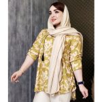 تونیک مخمل طرحدار - مانتو پاتریس رشت