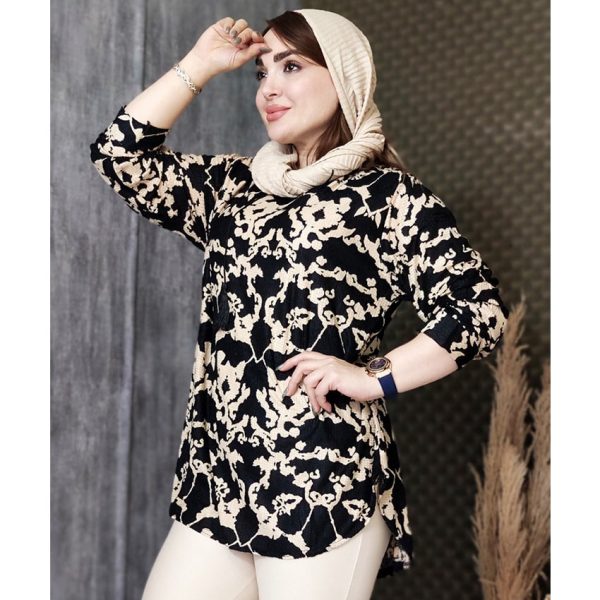 تونیک مخمل طرحدار - مانتو پاتریس رشت