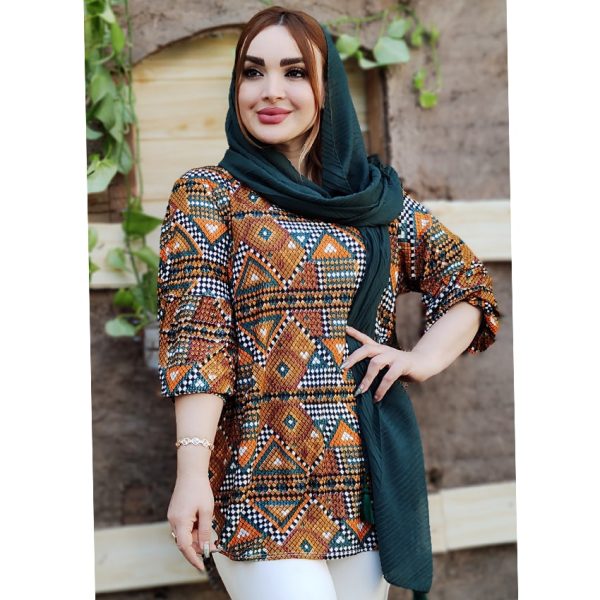 شومیز کریشه هندسی - مانتو پاتریس رشت