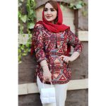 شومیز کریشه هندسی - مانتو پاتریس رشت