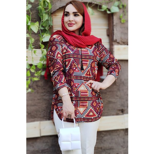 شومیز کریشه هندسی - مانتو پاتریس رشت