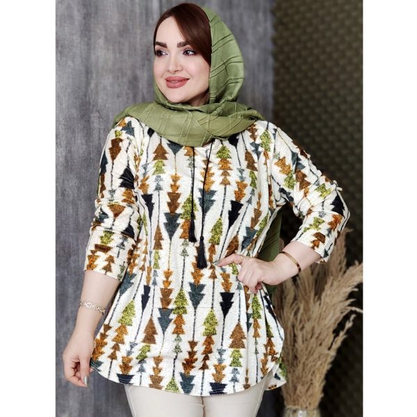 شومیز مخمل کاج - مانتو پاتریس رشت