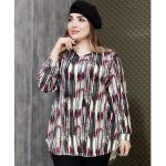 تونیک مخمل راه راه آبرنگی - مانتو پاتریس رشت