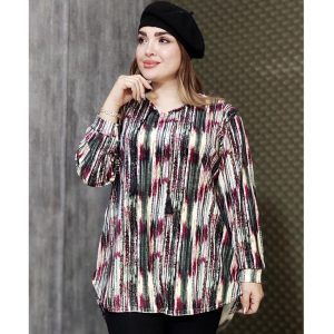 تونیک مخمل راه راه آبرنگی - مانتو پاتریس رشت