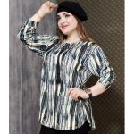 تونیک مخمل راه راه آبرنگی - مانتو پاتریس رشت