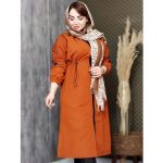 بارانی بلند آستین گت - مانتو پاتریس رشت