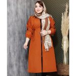 بارانی بلند آستین گت - مانتو پاتریس رشت