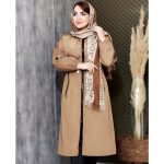 بارانی بلند آستین گت - مانتو پاتریس رشت