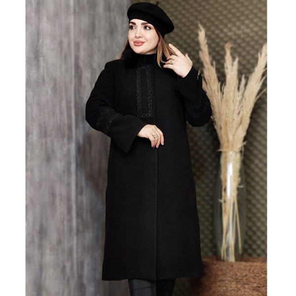 پالتو فوتر بلند گلدوزی - مانتو پاتریس رشت