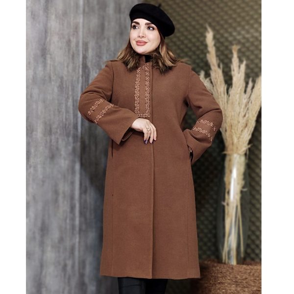پالتو فوتر بلند گلدوزی - مانتو پاتریس رشت