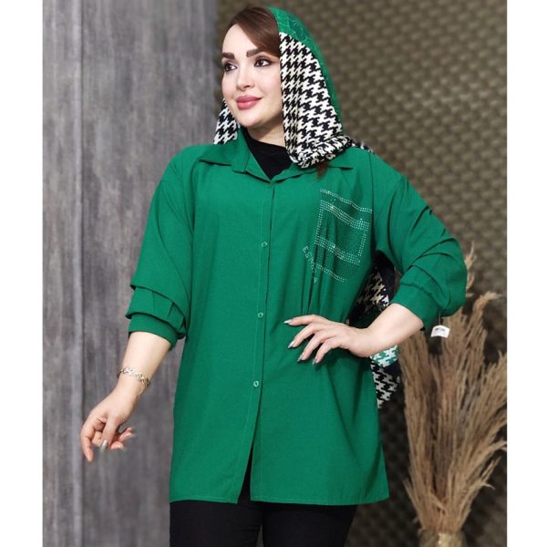 مانتو جیب نگینی - مانتو پاتریس رشت