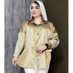 شومیز ساتن نگینی - مانتو پاتریس رشت