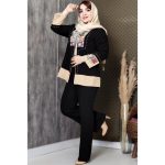 ست کت شلوار کوک دوزی مازراتی - مانتو پاتریس رشت