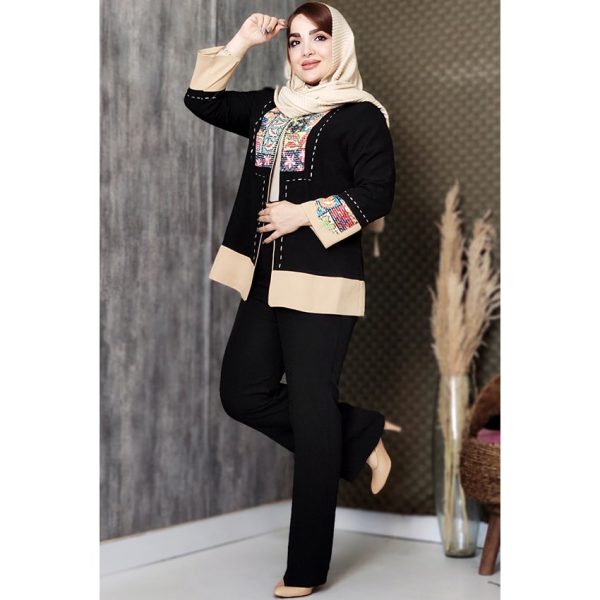 ست کت شلوار کوک دوزی مازراتی - مانتو پاتریس رشت