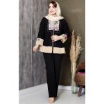 ست کت شلوار کوک دوزی مازراتی - مانتو پاتریس رشت