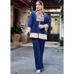 ست کت شلوار کوک دوزی مازراتی - مانتو پاتریس رشت