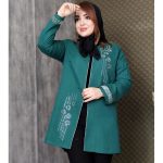 مانتو کتان لمه نگین دوزی - مانتو پاتریس رشت