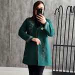 مانتو کتان لمه نگین دوزی - مانتو پاتریس رشت