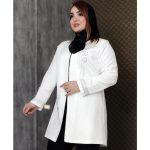 مانتو کتان لمه نگین دوزی - مانتو پاتریس رشت