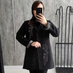 مانتو کتان لمه نگین دوزی - مانتو پاتریس رشت