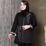 مانتو کتان لمه نگین دوزی - مانتو پاتریس رشت