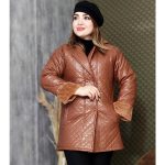 کاپشن چرم مچ ببعی - مانتو پاتریس رشت