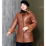 کاپشن چرم مچ ببعی - مانتو پاتریس رشت