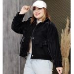 کاپشن کراپ گت دار - مانتو پاتریس رشت