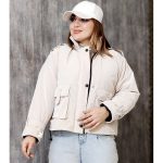 کاپشن کراپ گت دار - مانتو پاتریس رشت