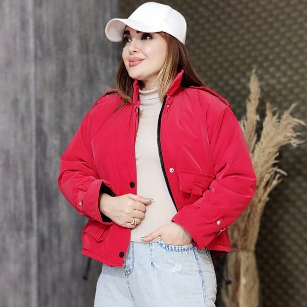 کاپشن کراپ گت دار - مانتو پاتریس رشت