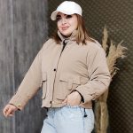 کاپشن کراپ گت دار - مانتو پاتریس رشت