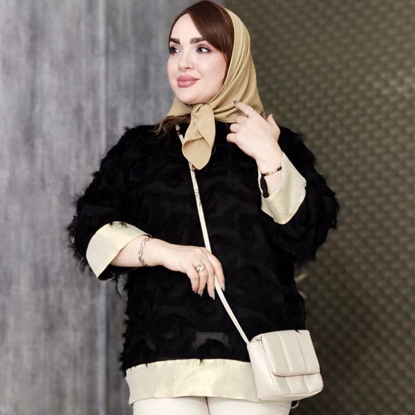 شومیز یاخما مشکی - مانتو پاتریس رشت