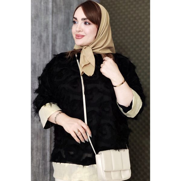 شومیز یاخما مشکی - مانتو پاتریس رشت