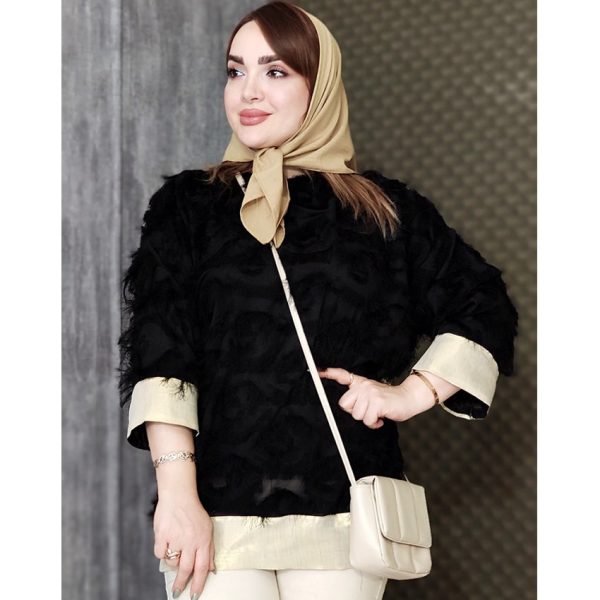 شومیز یاخما مشکی - مانتو پاتریس رشت