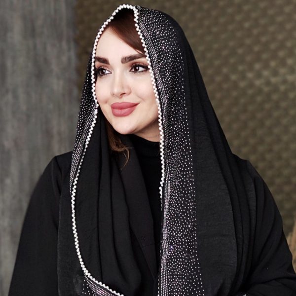 شال حاشیه مرواریدی - مانتو پاتریس رشت