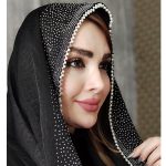 شال حاشیه مرواریدی - مانتو پاتریس رشت